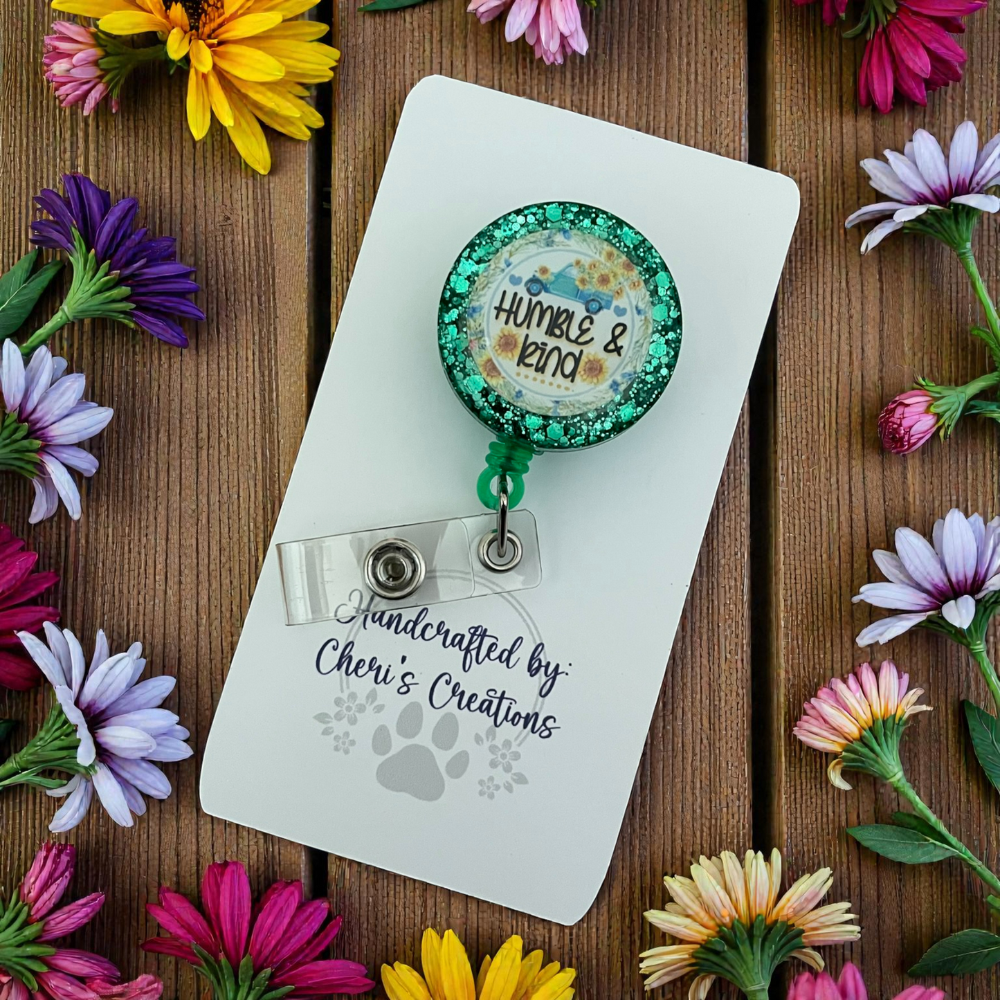 Badge Reel - Humble & Kind ID Holder