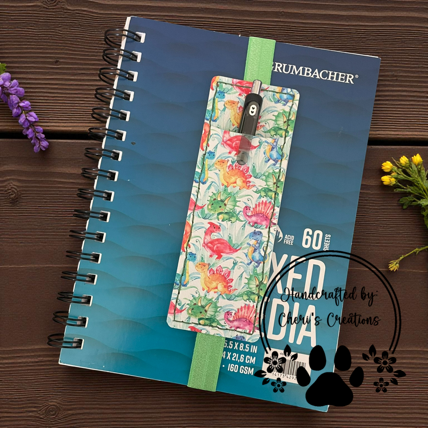 Pen Pouch - Jurassic Dinos Journal Pen Holder