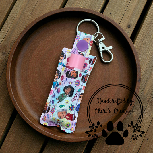 Chapstick Keychain - Magical Family Lip Balm Holder