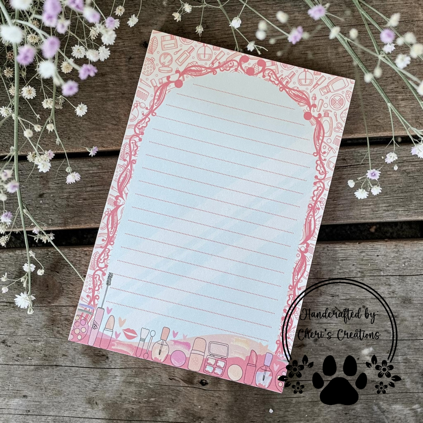 Makeup Table Notepad – Beauty Memo Pad
