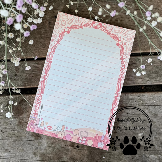 Makeup Table Notepad – Beauty Memo Pad