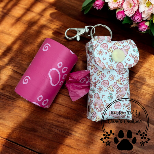 Mama Floral Doggy Poo Pouch