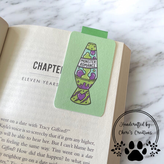 Retro Lava Lamp Magnetic Bookmark – Fun Book Lover Gift