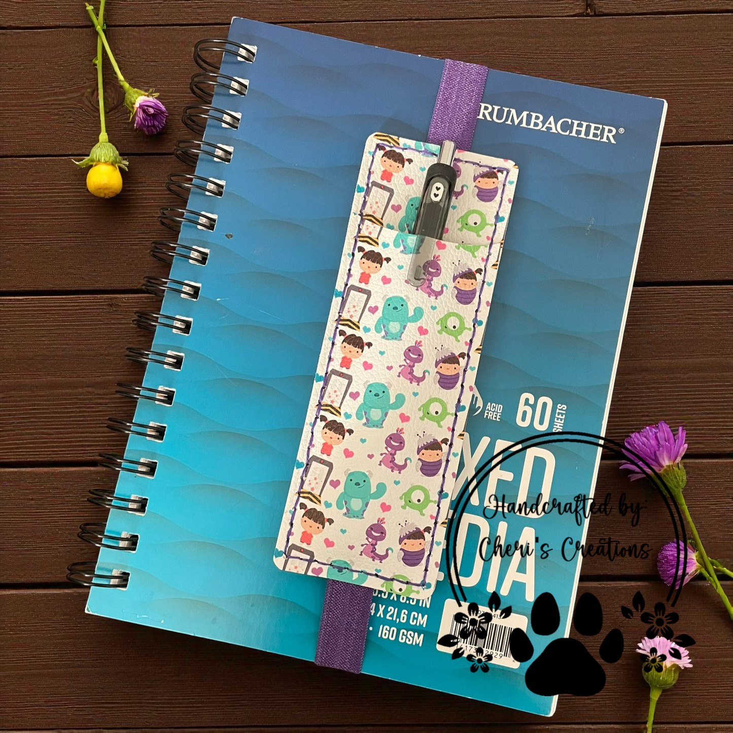 Pen Pouch - Monster Friends Journal Pen Holder