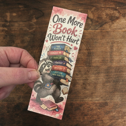 Raccoon Bookmark