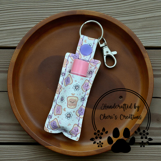 Chapstick Keychain – PB & J Lip Balm Holder
