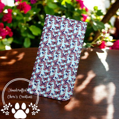 Patriotic Butterflies Eyeglass Case