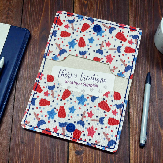 Card Wallet - Patriotic Popsicle Slim Pocket Wallet