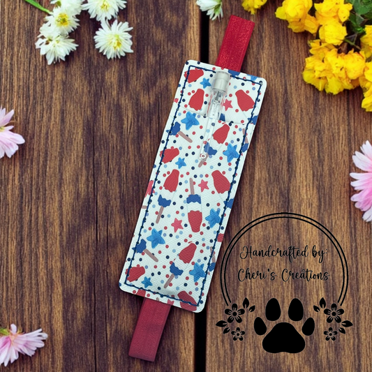 Patriotic Popsicle Pen & Pencil Pouch Organizer