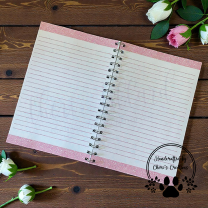 Pink Composition Style Notebook