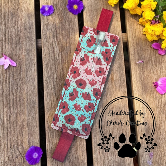 Ombre Poppies Pen & Pencil Pouch Organizer