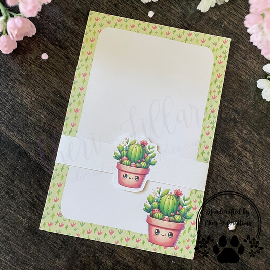 Potted Cactus Notepad – Plant Memo Pad