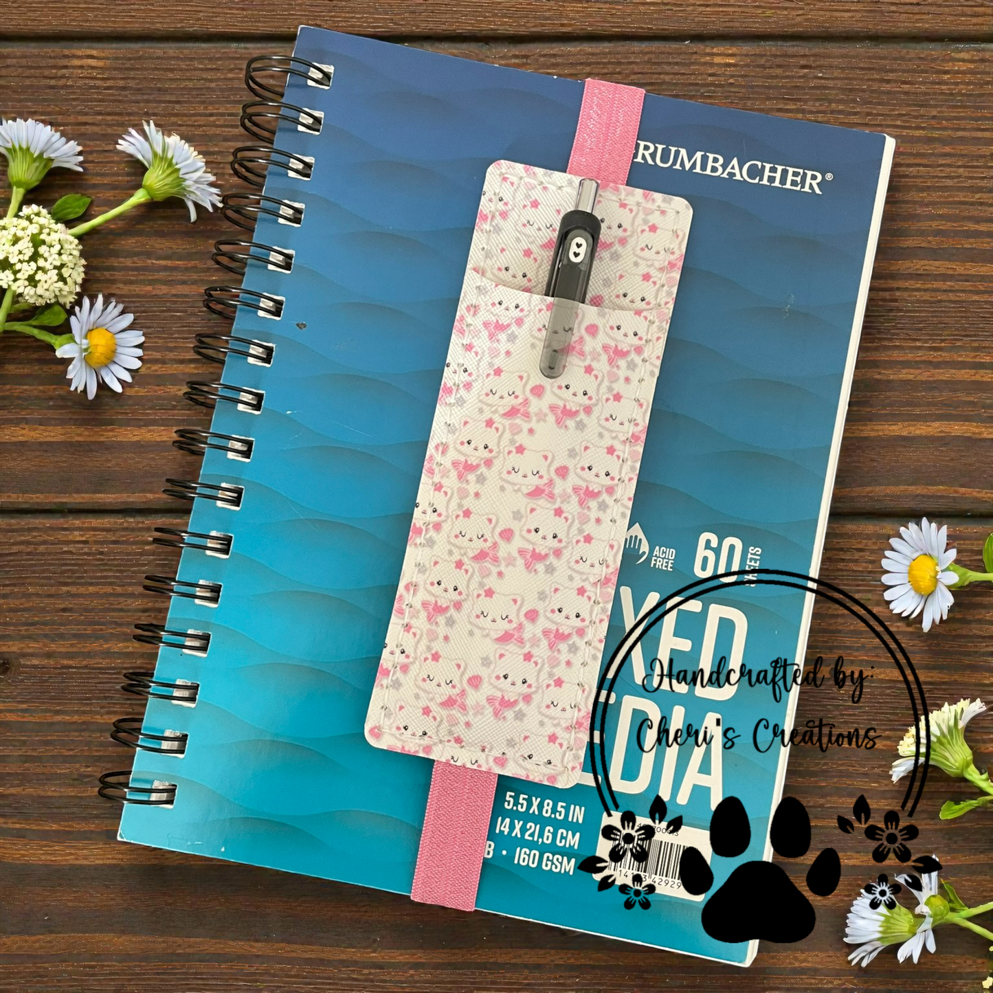 Pen Pouch - Sleepy Kittens Journal Pen Holder