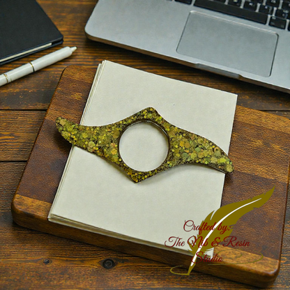 Page Holder - Gold Glitter Small Blade Thumb Holder