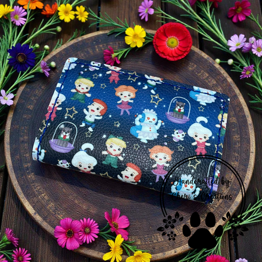 Card Wallet - Silly Space Family Slim Pocket Wallet