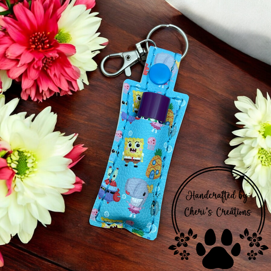 Under the Sea Chap Stick Keychain