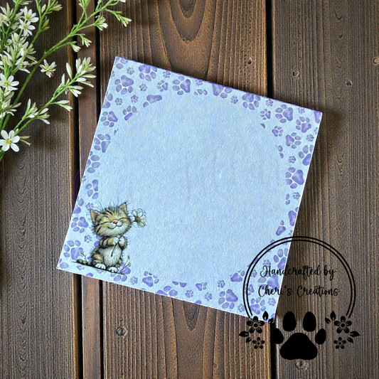 Spring Cat Memo Pad