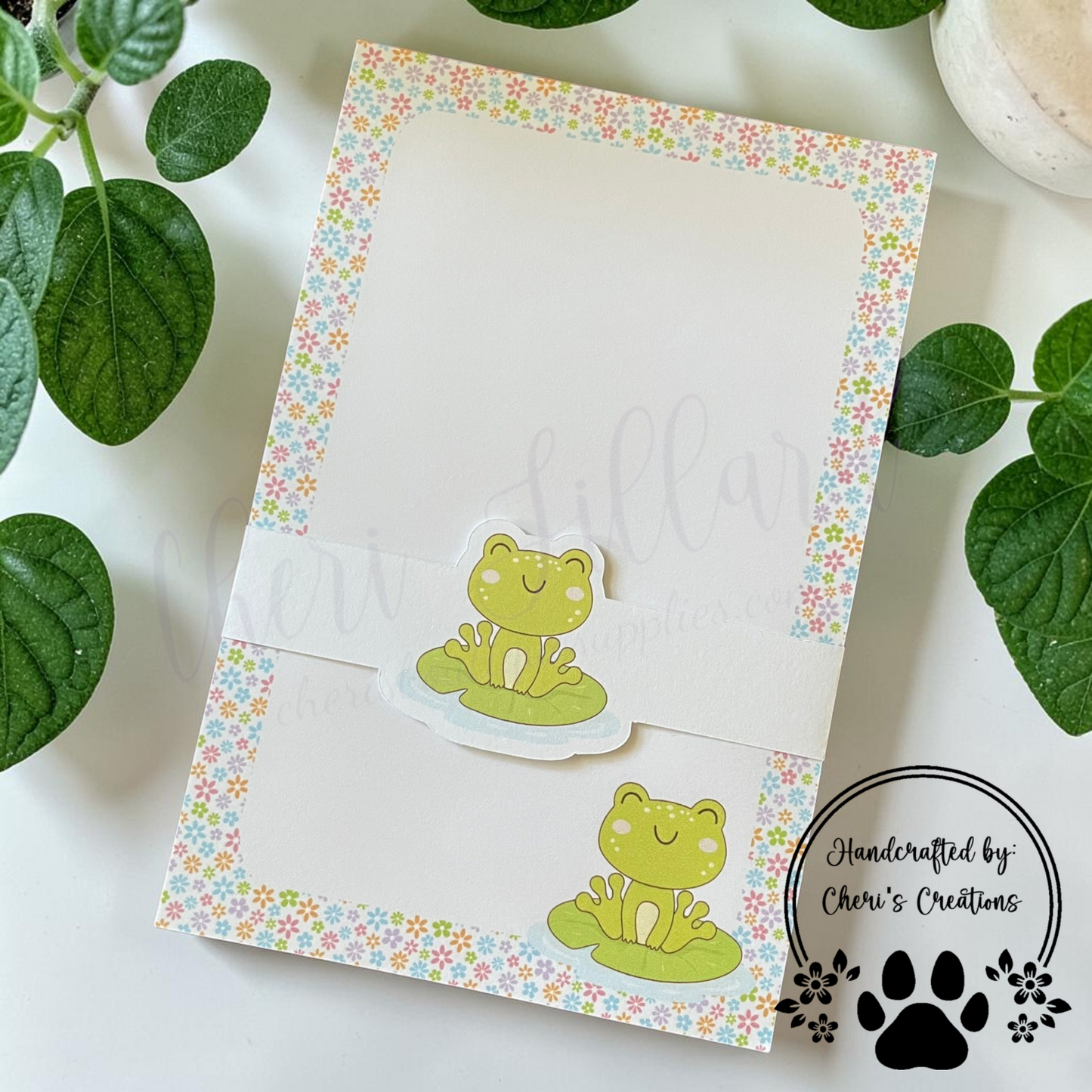 Spring Frog Notepad – Cute Frog Memo Pad