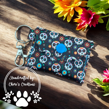 Sugar Skulls Mini Keychain Wallet