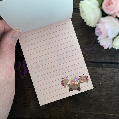 Ladybug Mini Notepad – Cute Summer Memo Pad