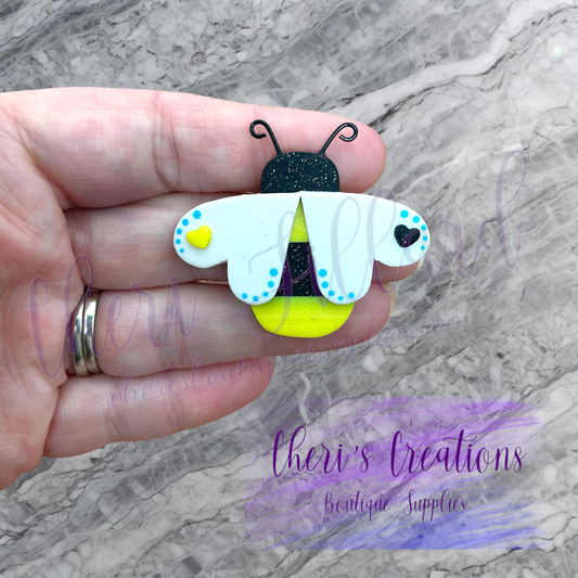 Bumble Bee Polymer Clay Embellishment