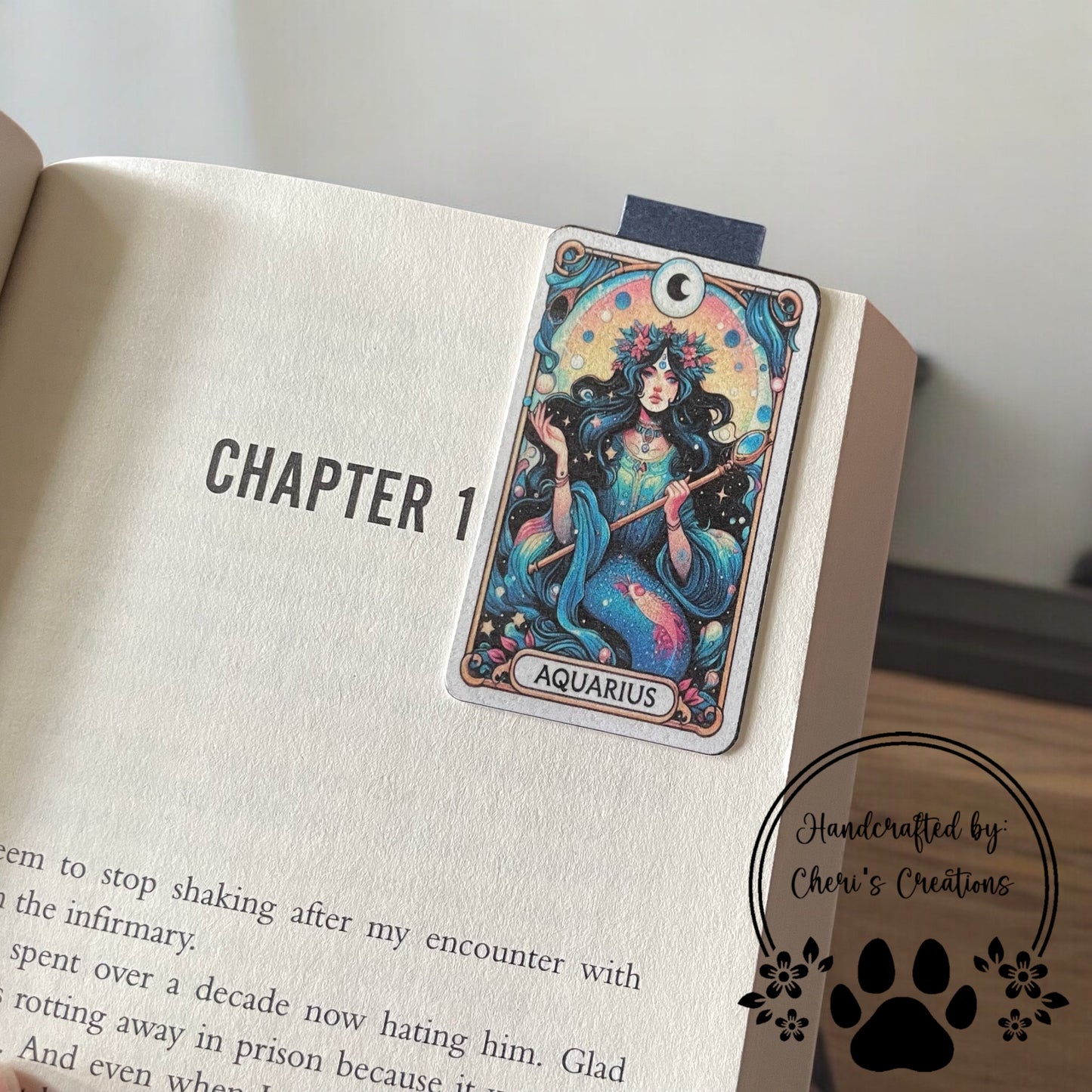 Magnetic Zodiac Bookmark – Astrology Gift for Book Lovers