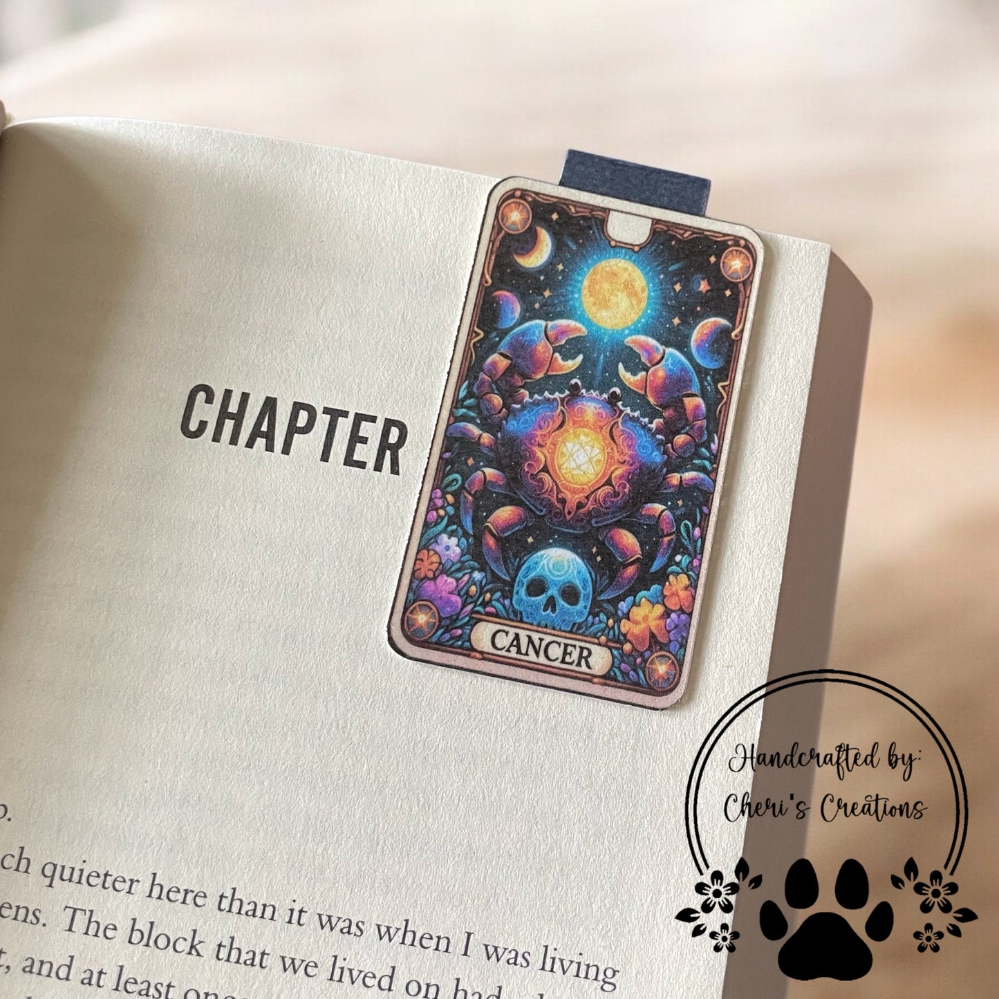Magnetic Zodiac Bookmark – Astrology Gift for Book Lovers