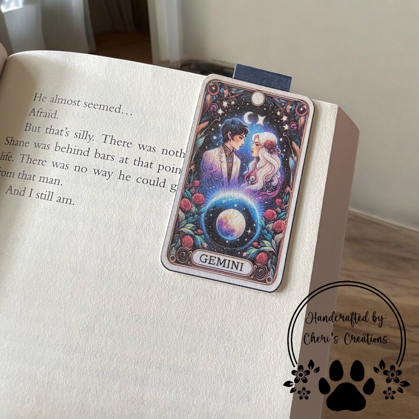 Magnetic Zodiac Bookmark – Astrology Gift for Book Lovers