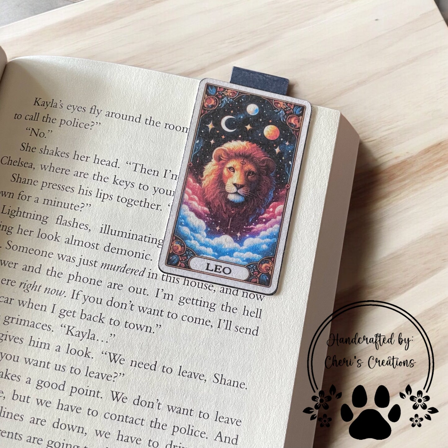 Magnetic Zodiac Bookmark – Astrology Gift for Book Lovers