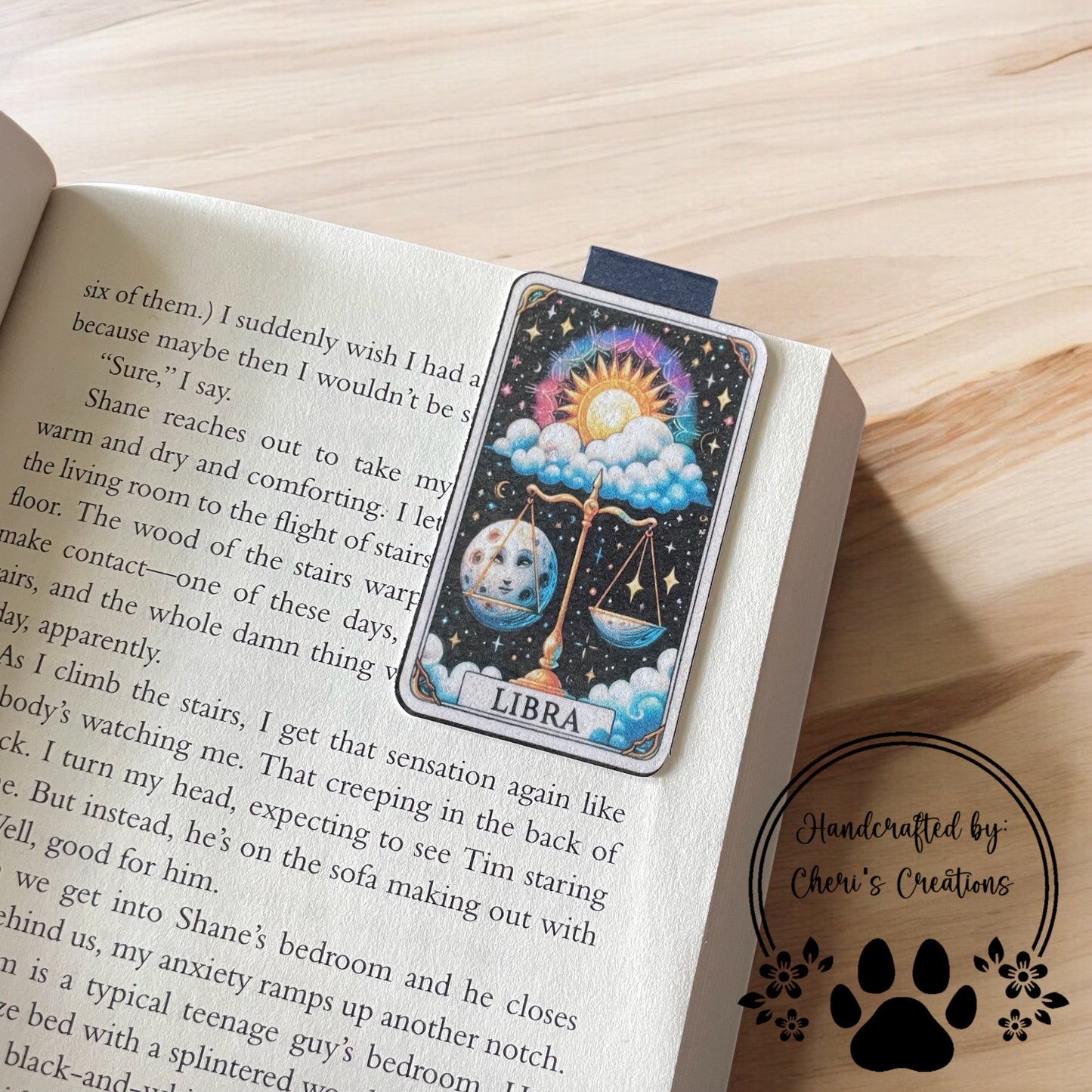 Magnetic Zodiac Bookmark – Astrology Gift for Book Lovers