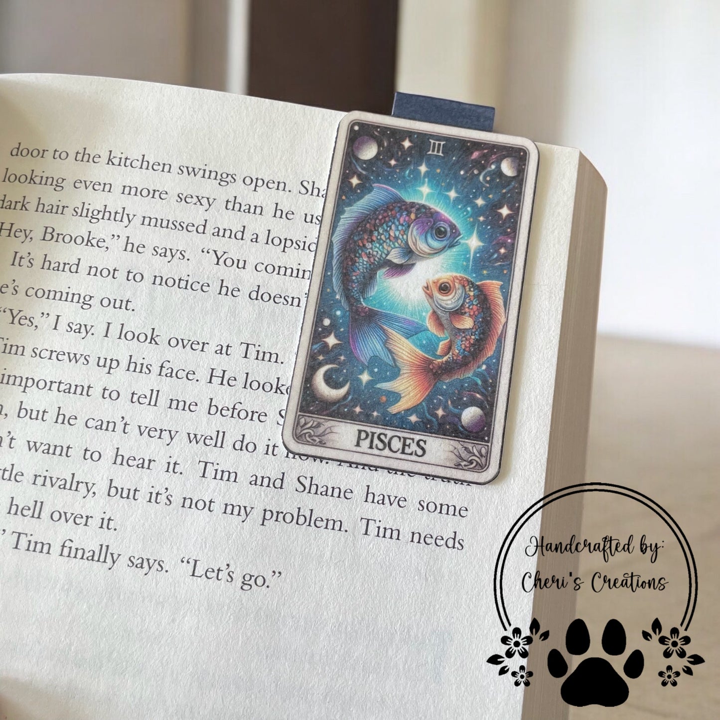 Magnetic Zodiac Bookmark – Astrology Gift for Book Lovers