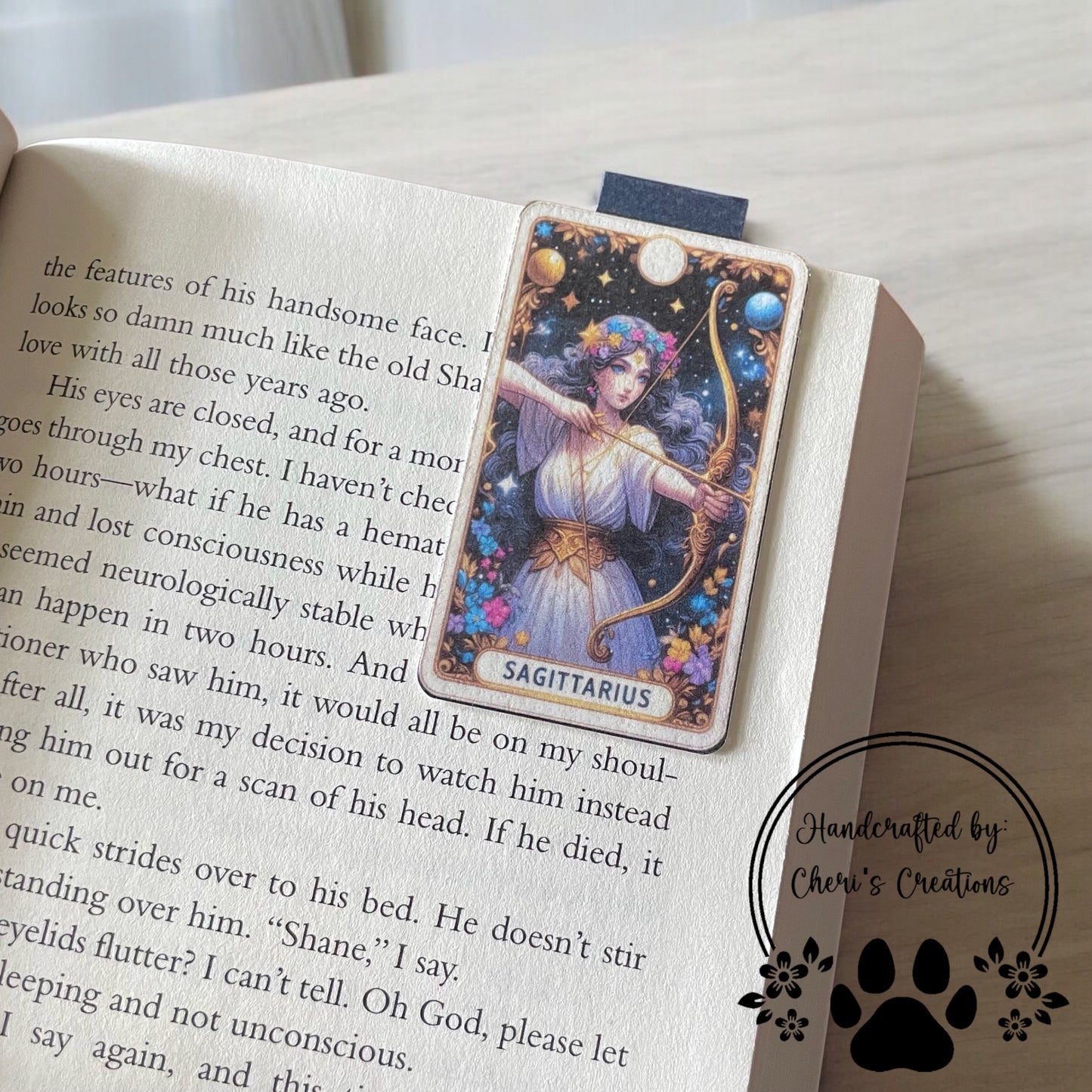 Magnetic Zodiac Bookmark – Astrology Gift for Book Lovers