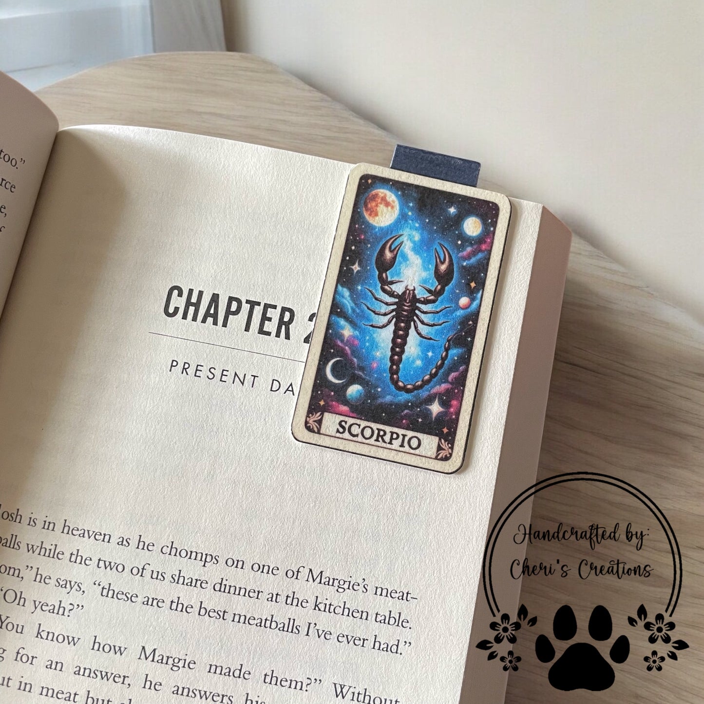 Magnetic Zodiac Bookmark – Astrology Gift for Book Lovers
