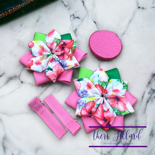 Tropical Hibiscus Flower Bow Kit