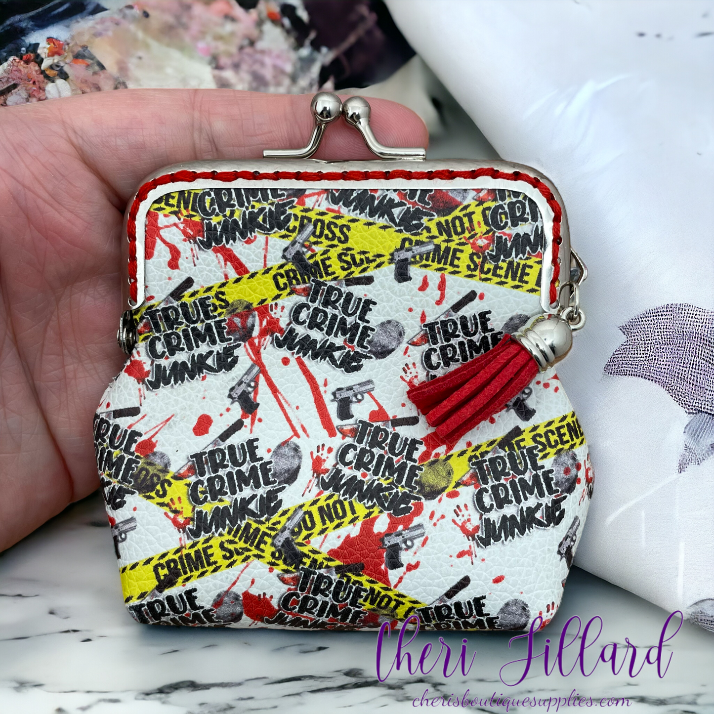 True Crime Junkie Coin Purse