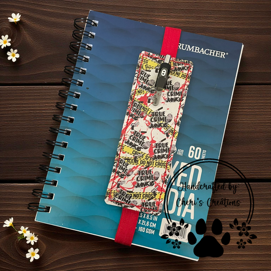 Pen Pouch - True Crime Junkie Journal Pen Holder