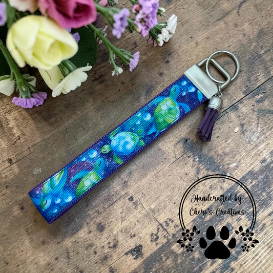 Sea Turtles Wristlet Keychain