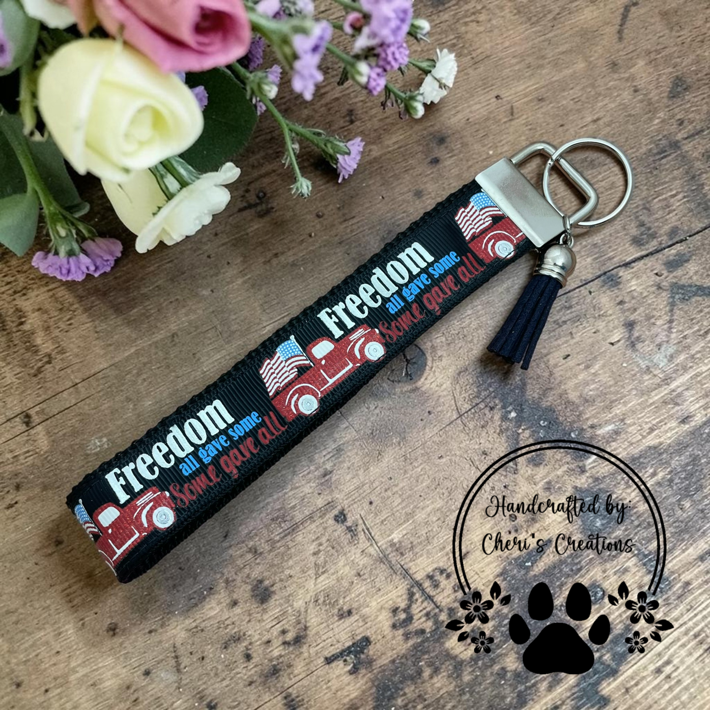 Freedom Truck Wristlet Keychain