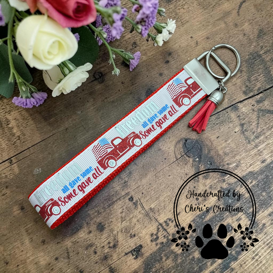 Freedom Truck Wristlet Keychain