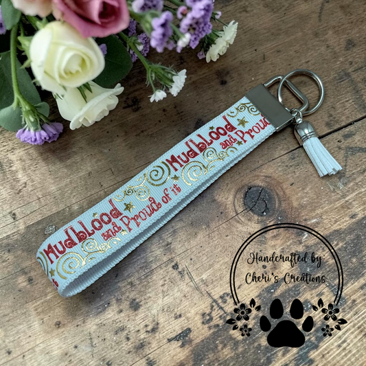 Wizard Inspired Wristlet Keychain