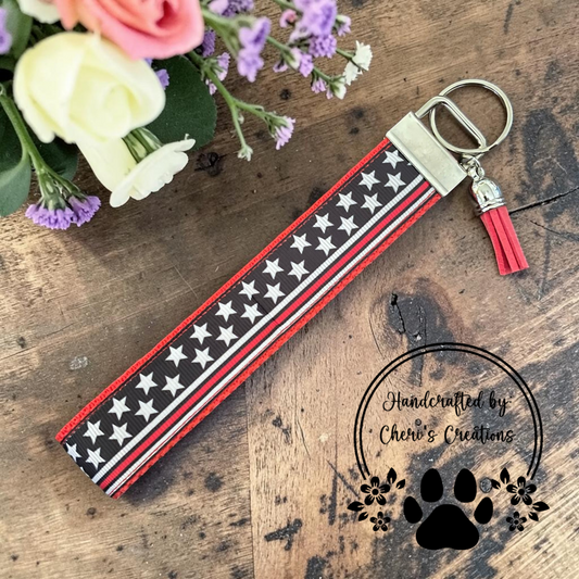 Stars & Stripes Wristlet Keychain - Limited Edition