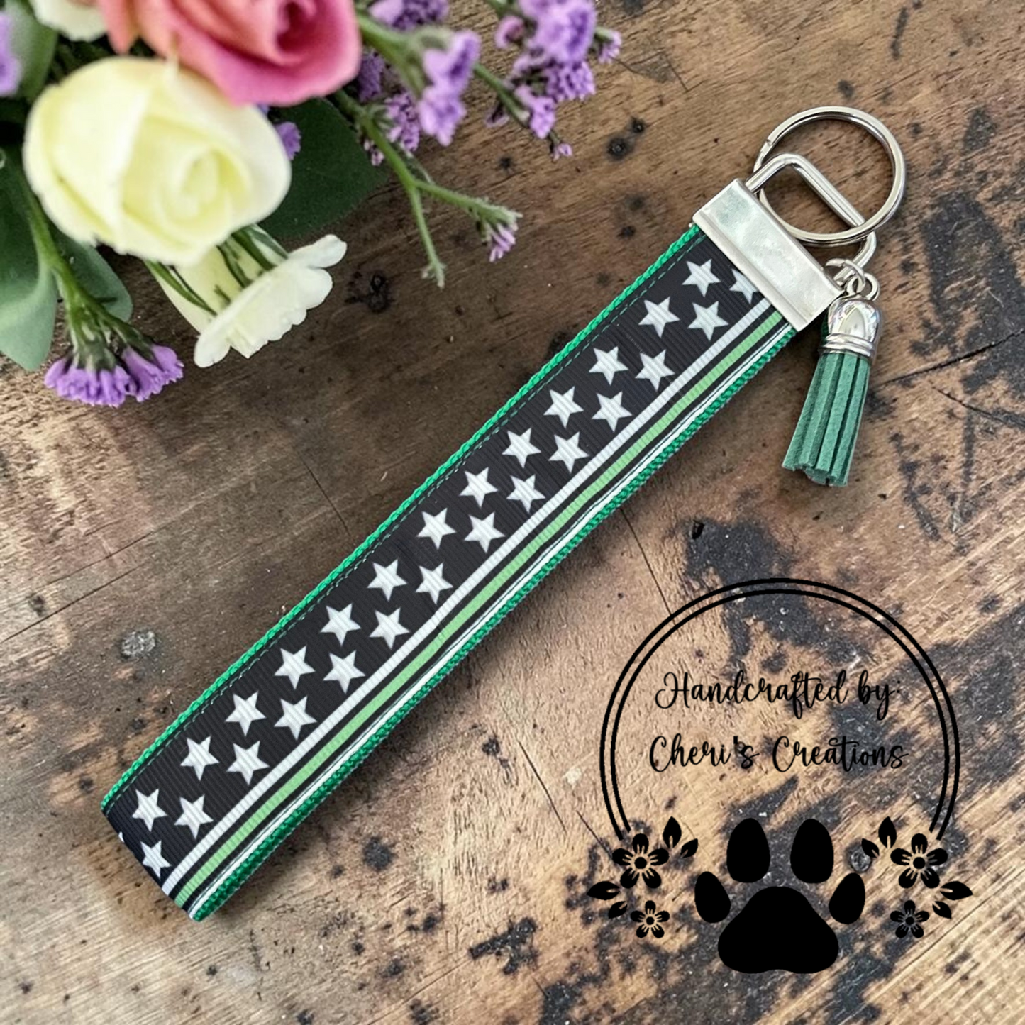 Stars & Stripes Wristlet Keychain - Limited Edition