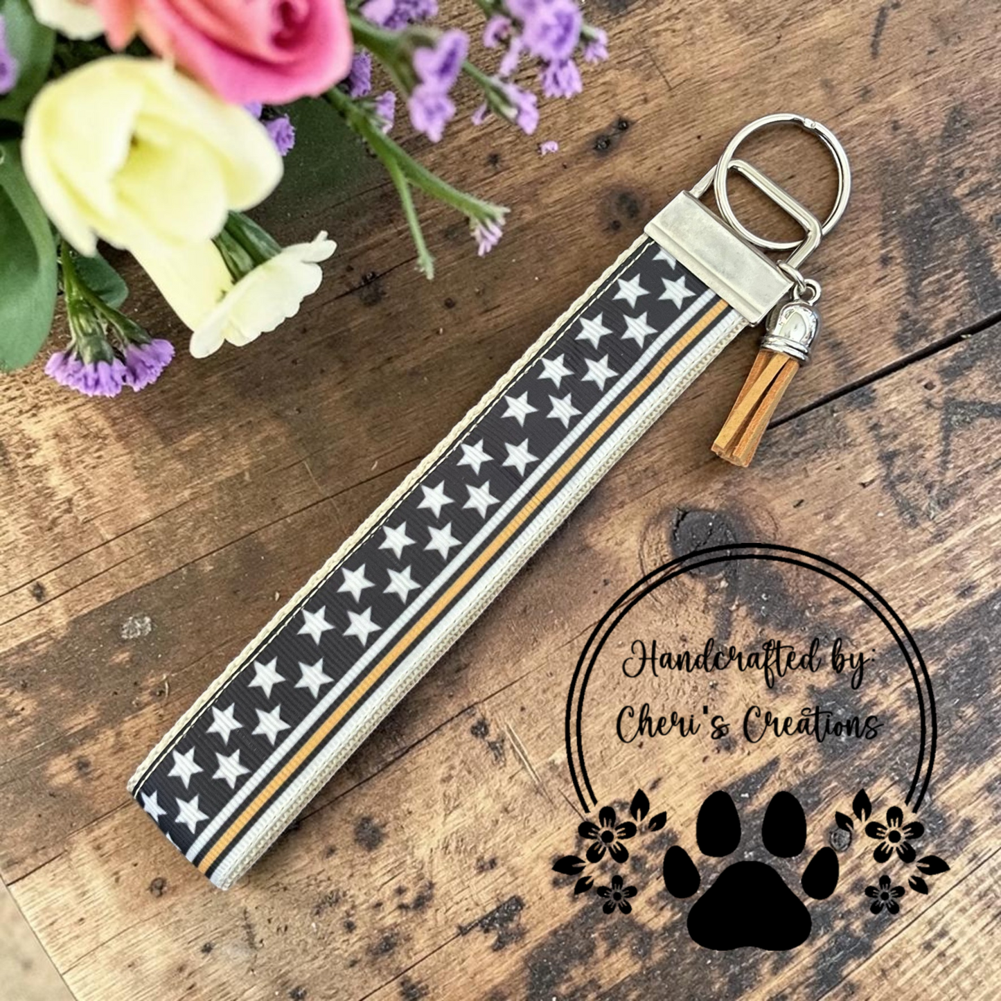 Stars & Stripes Wristlet Keychain - Limited Edition