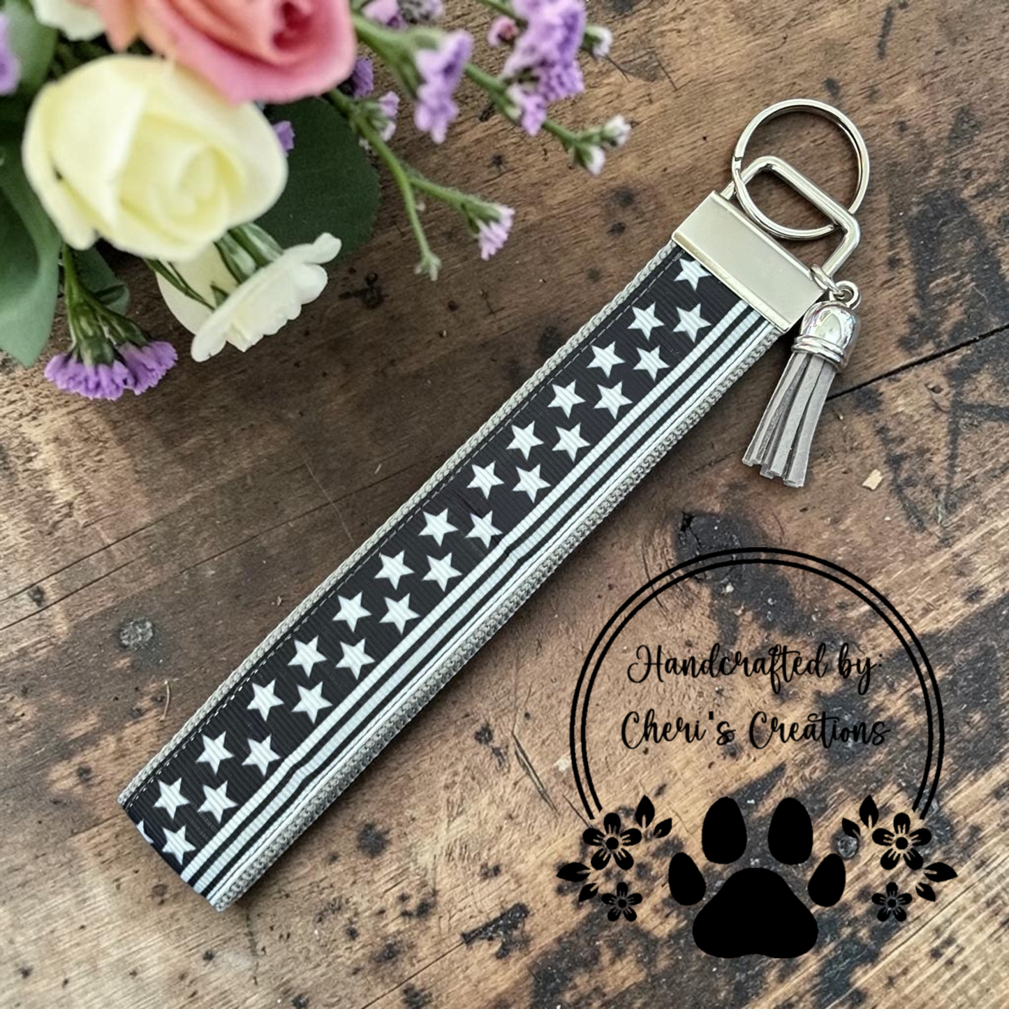 Stars & Stripes Wristlet Keychain - Limited Edition