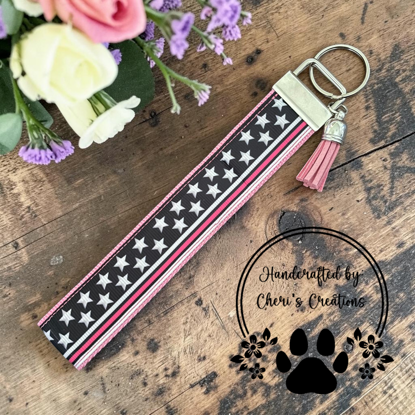Stars & Stripes Wristlet Keychain - Limited Edition