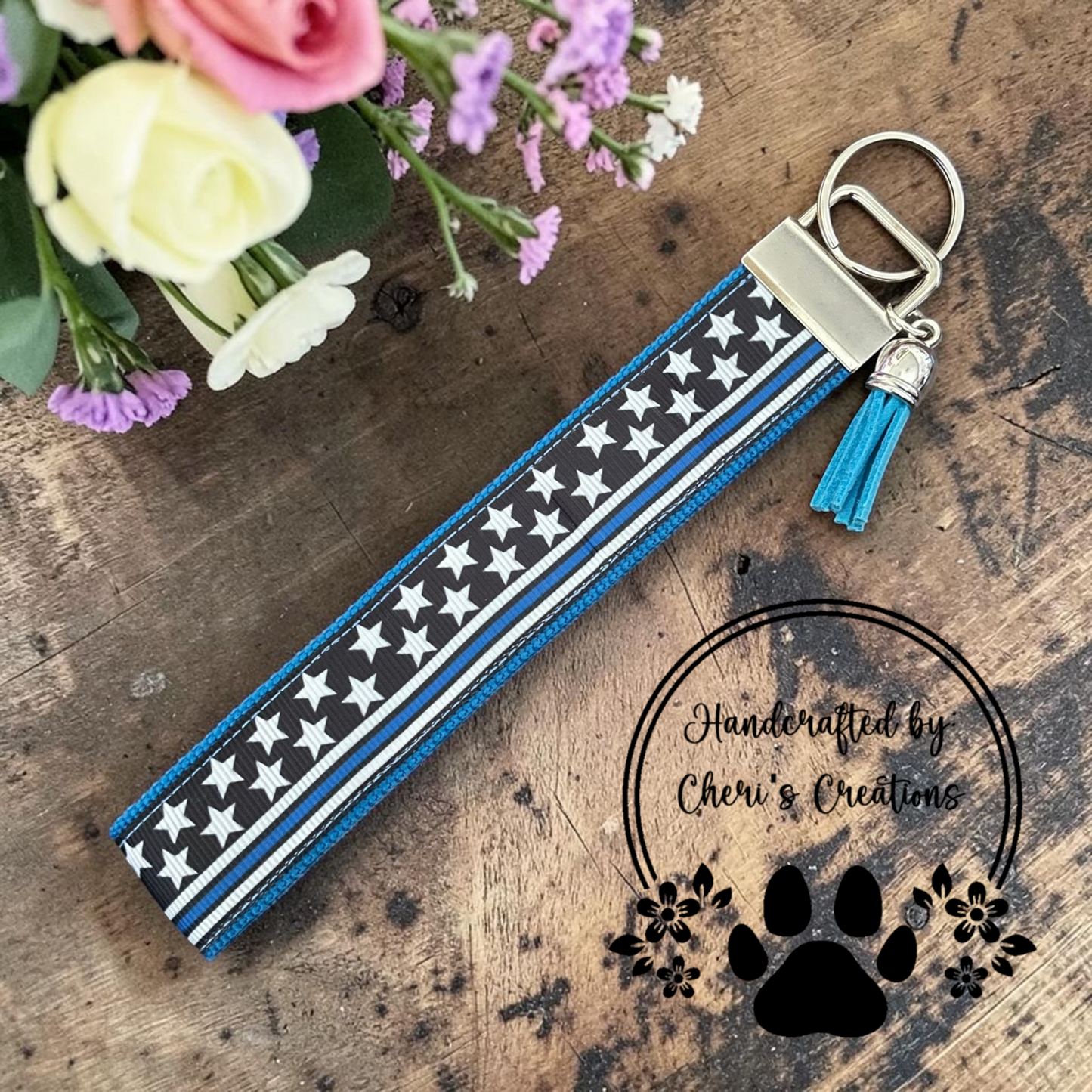 Stars & Stripes Wristlet Keychain - Limited Edition