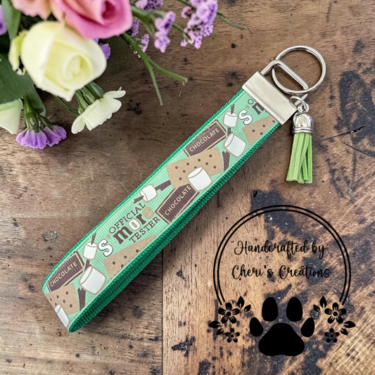Official S'mores Tester Wristlet Keychain - Limited Edition