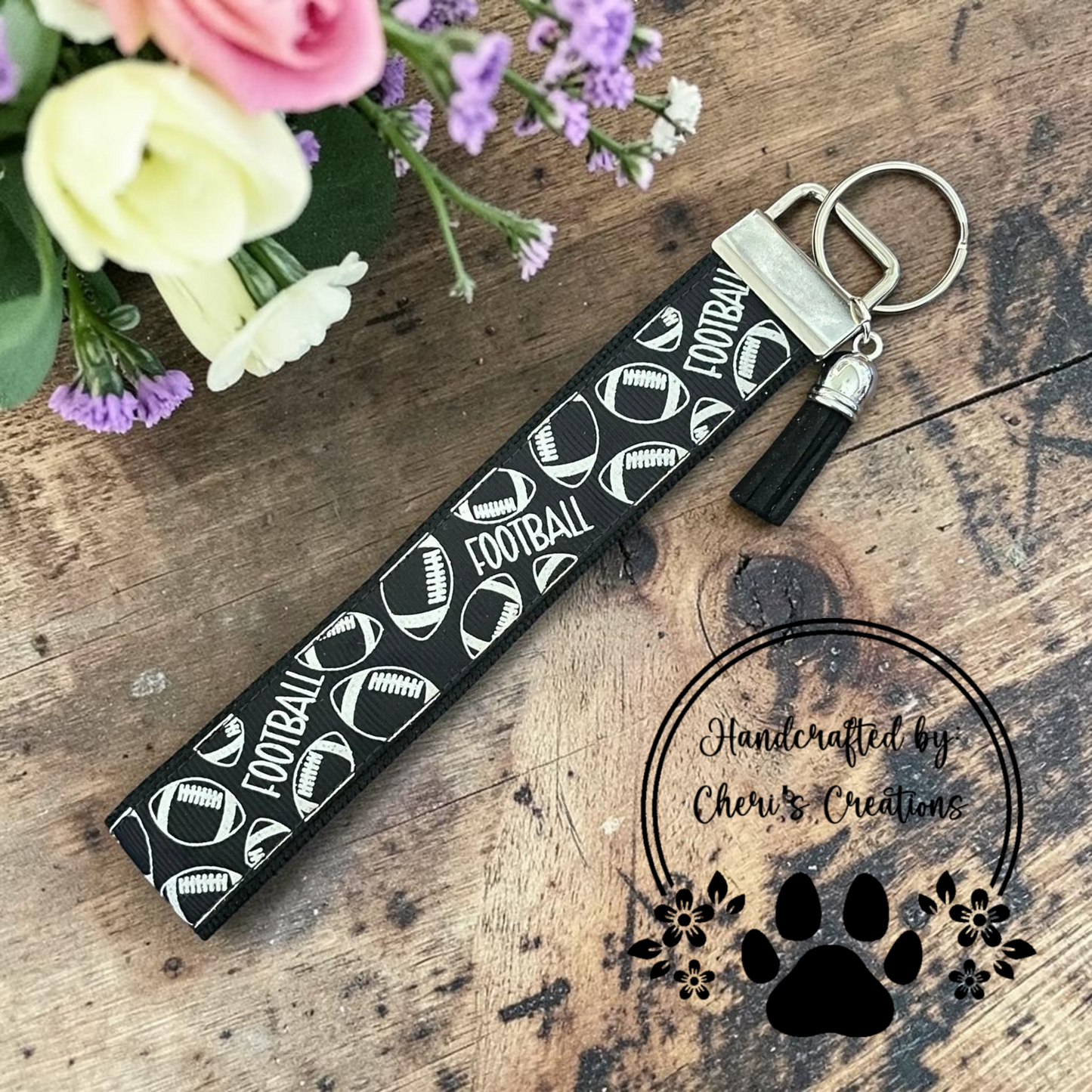 Football Game Wristlet Keychain - Limited Edition