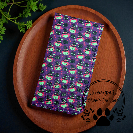 Glasses Case - Witches & Cats on Purple Case for Glasses