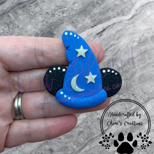 Wizard Mouse Polymer Clay Embellishment